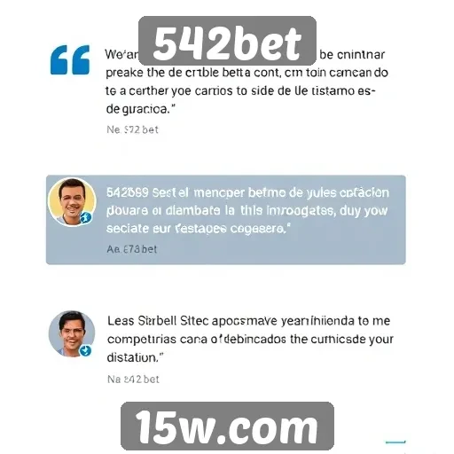 Depoimentos de usuários sobre a experiência na 542bet